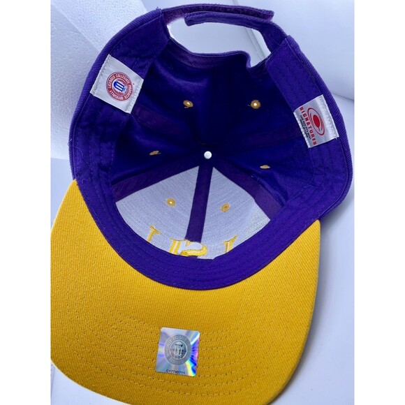 LSU  Tigers Hat Cap Strapback Officially Licensed Purple Yellow - Picture 5 of 5